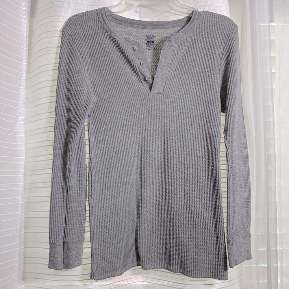 💎4/$20 Gray Thermal Shirt